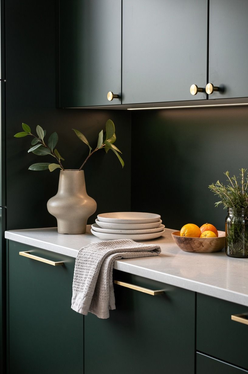 Mix Green with Warm Metal