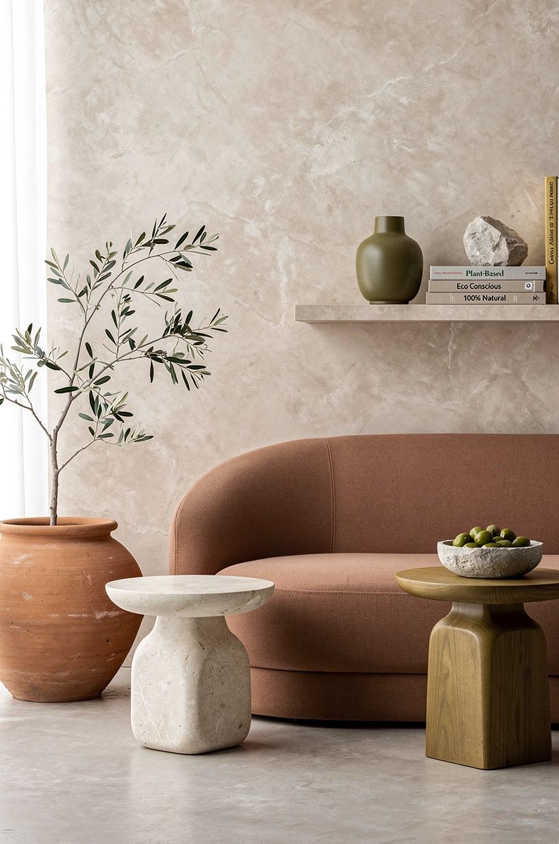 I stopped being charmed by “plant-based”, terracotta palette