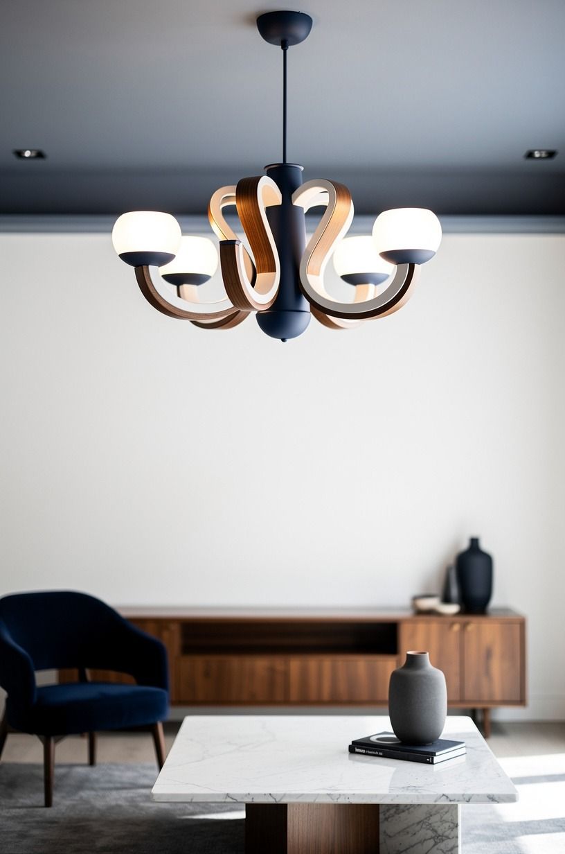 Hang a chandelier with one unmistakable silhouette