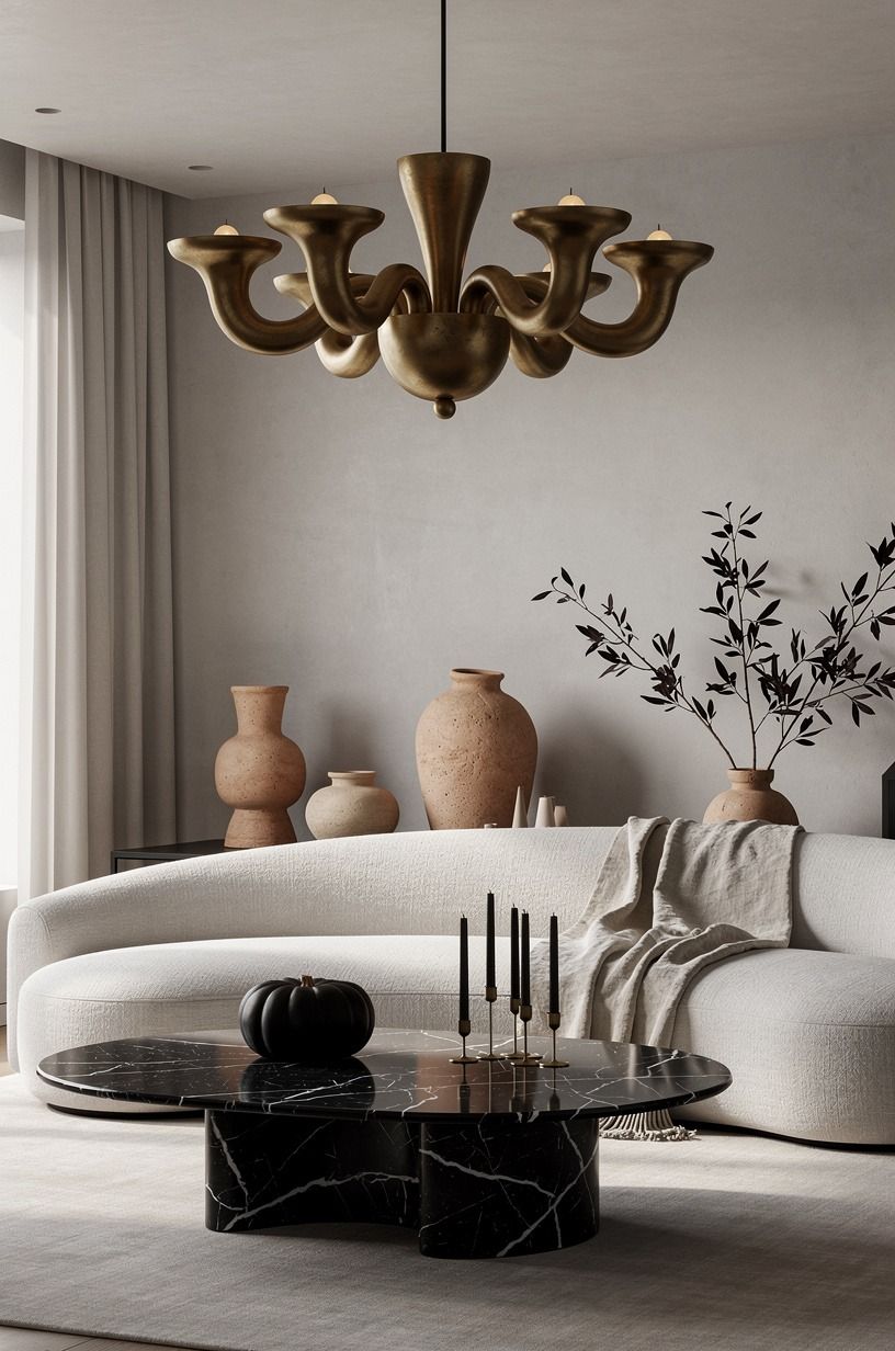 Swap the harsh bulb before adding hanging Halloween decor indoor