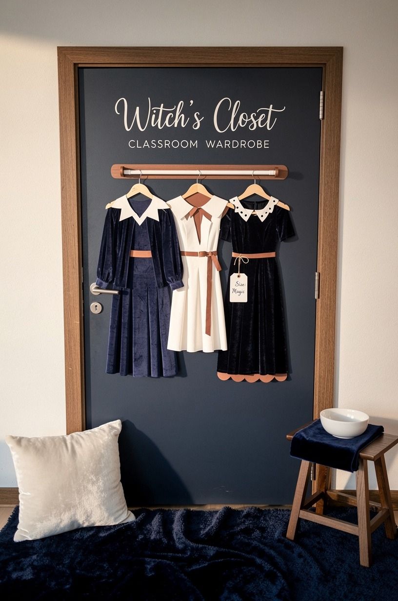 Create a Witch’s Closet With Paper Hangers