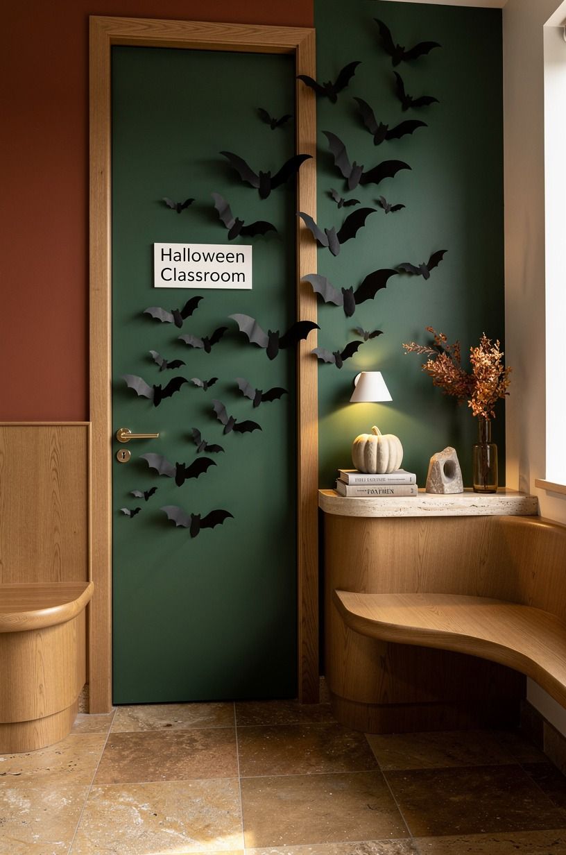 Layer Black Bats in a Flight Path