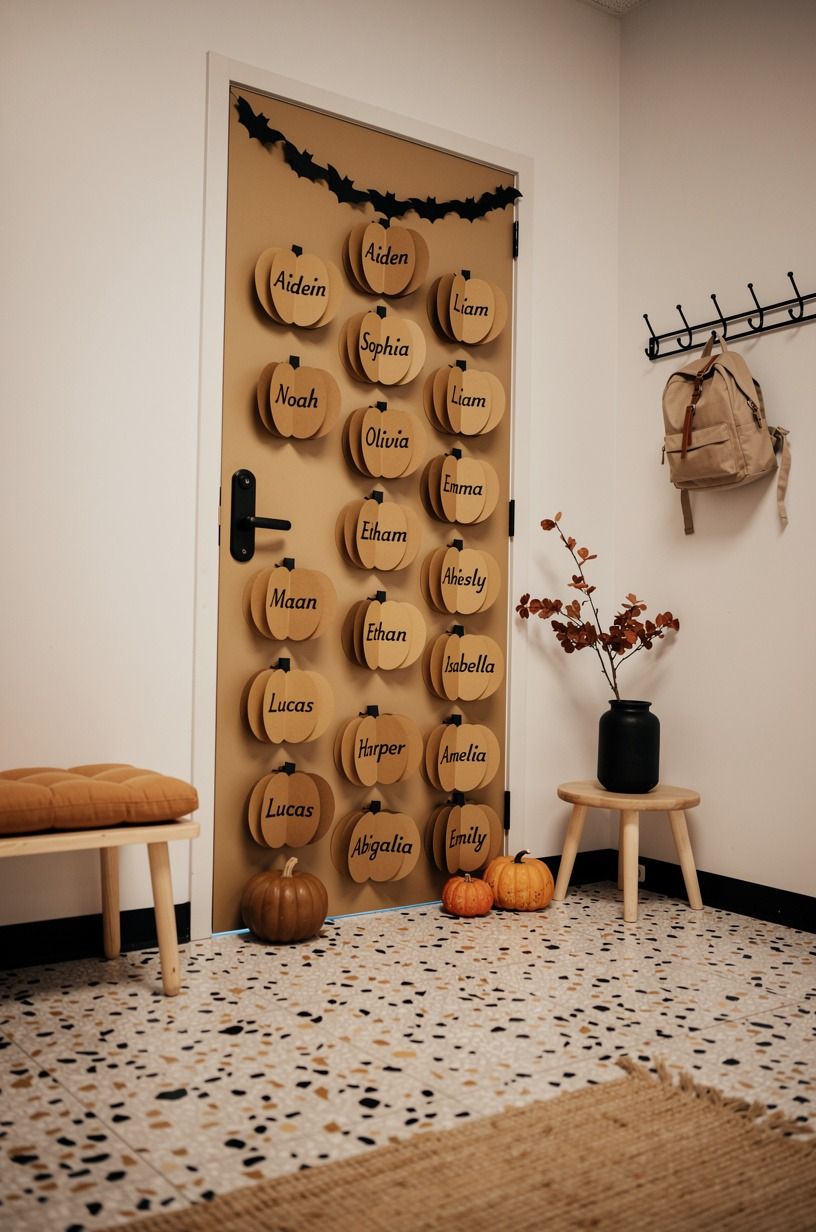 Make a Pumpkin Patch With Student Names
