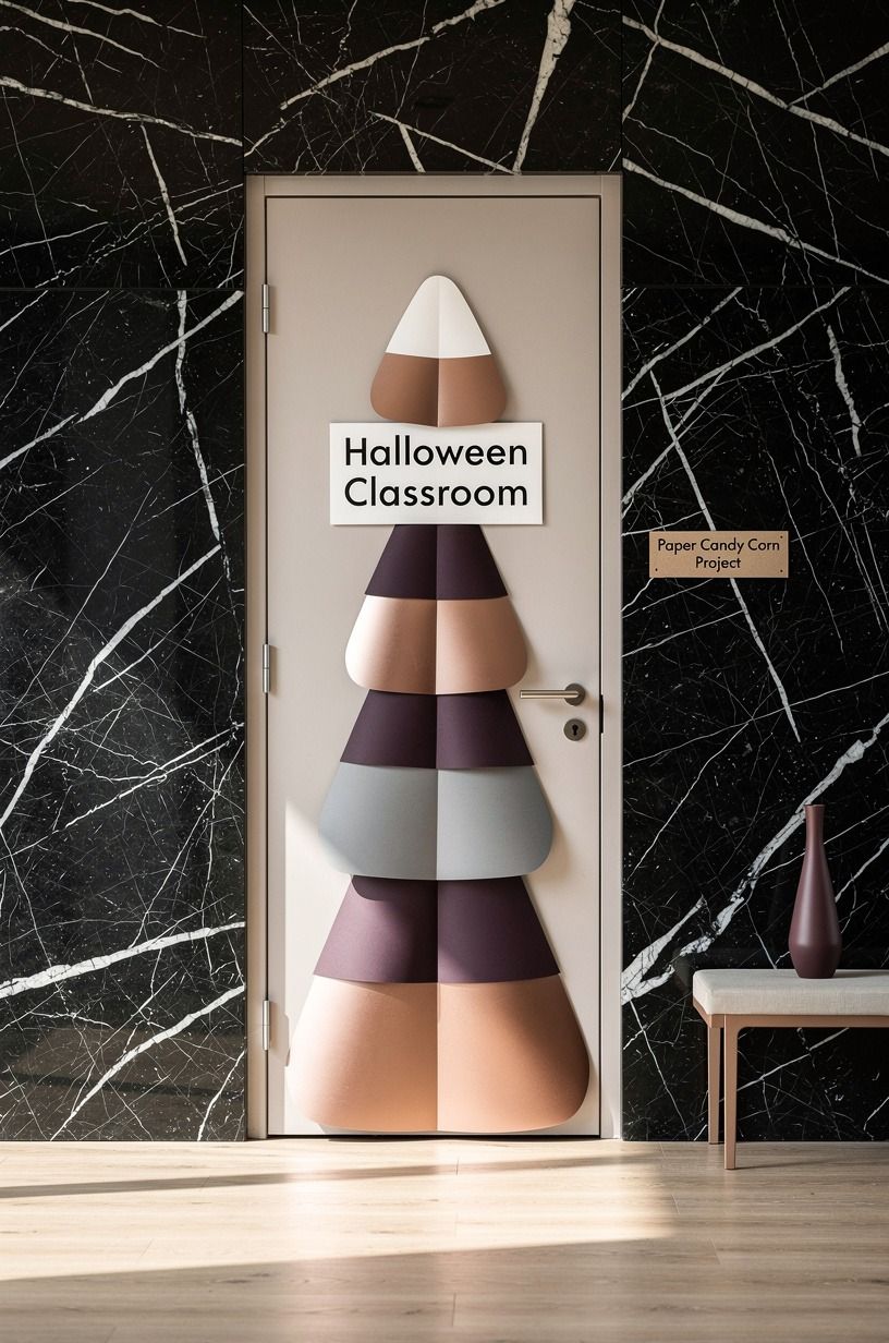 Swap Plastic Décor for a Paper Candy Corn Stack