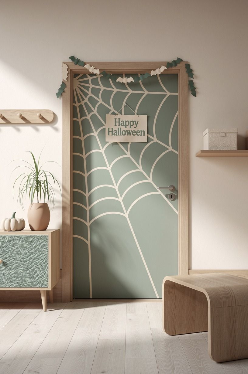 Use the Two-Color Rule for a Spiderweb Door