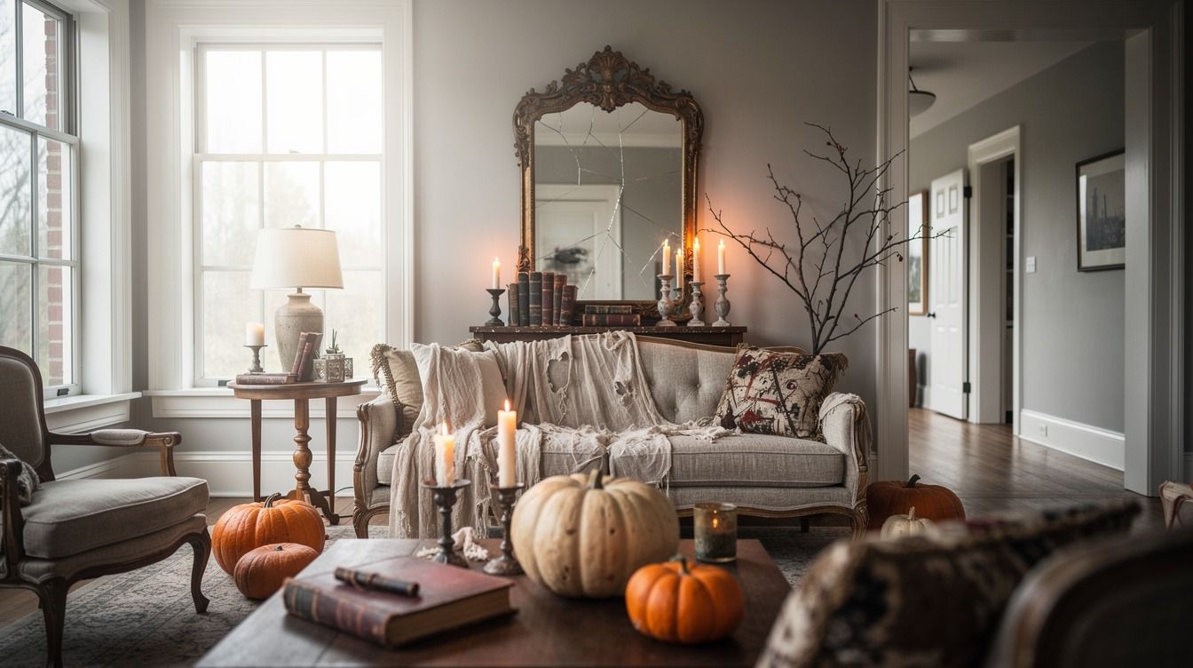 12 Halloween Decor Ideas to Make a New House Look Old and Haunted