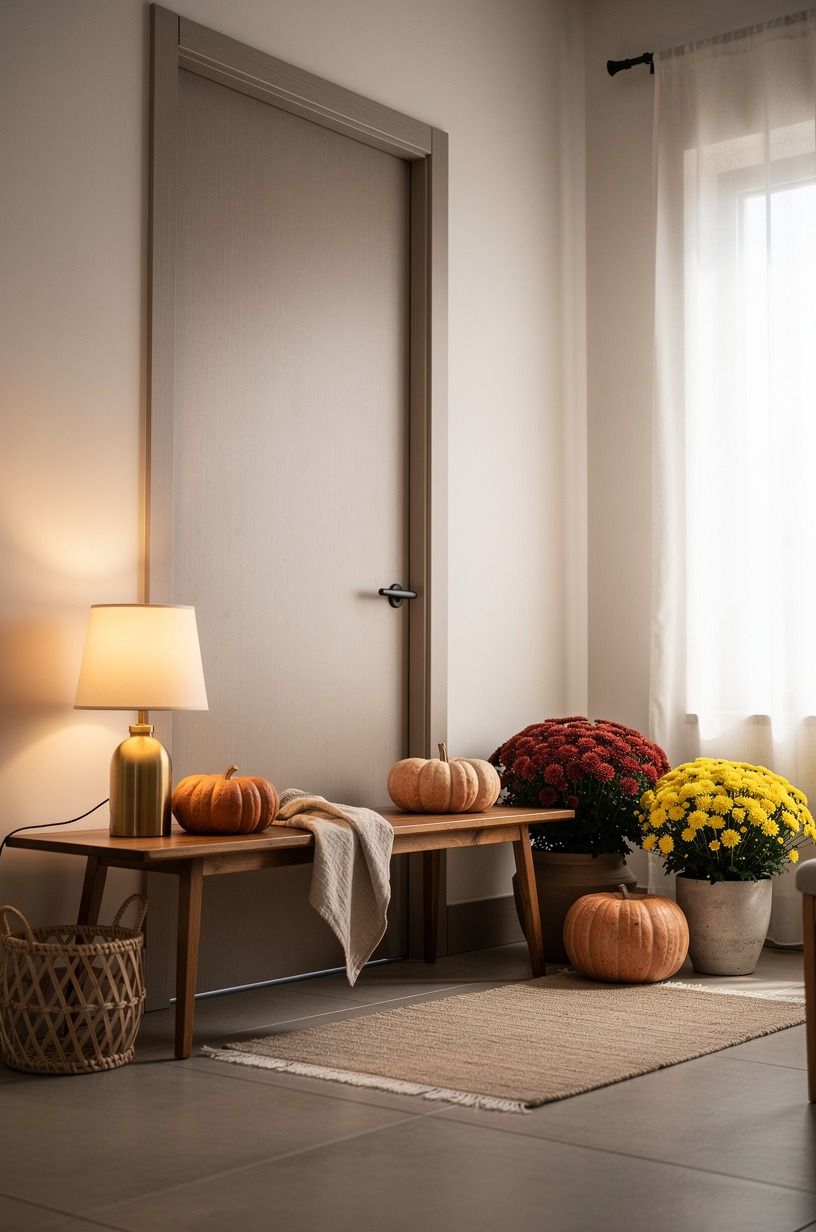 Photograph the door while the light is soft