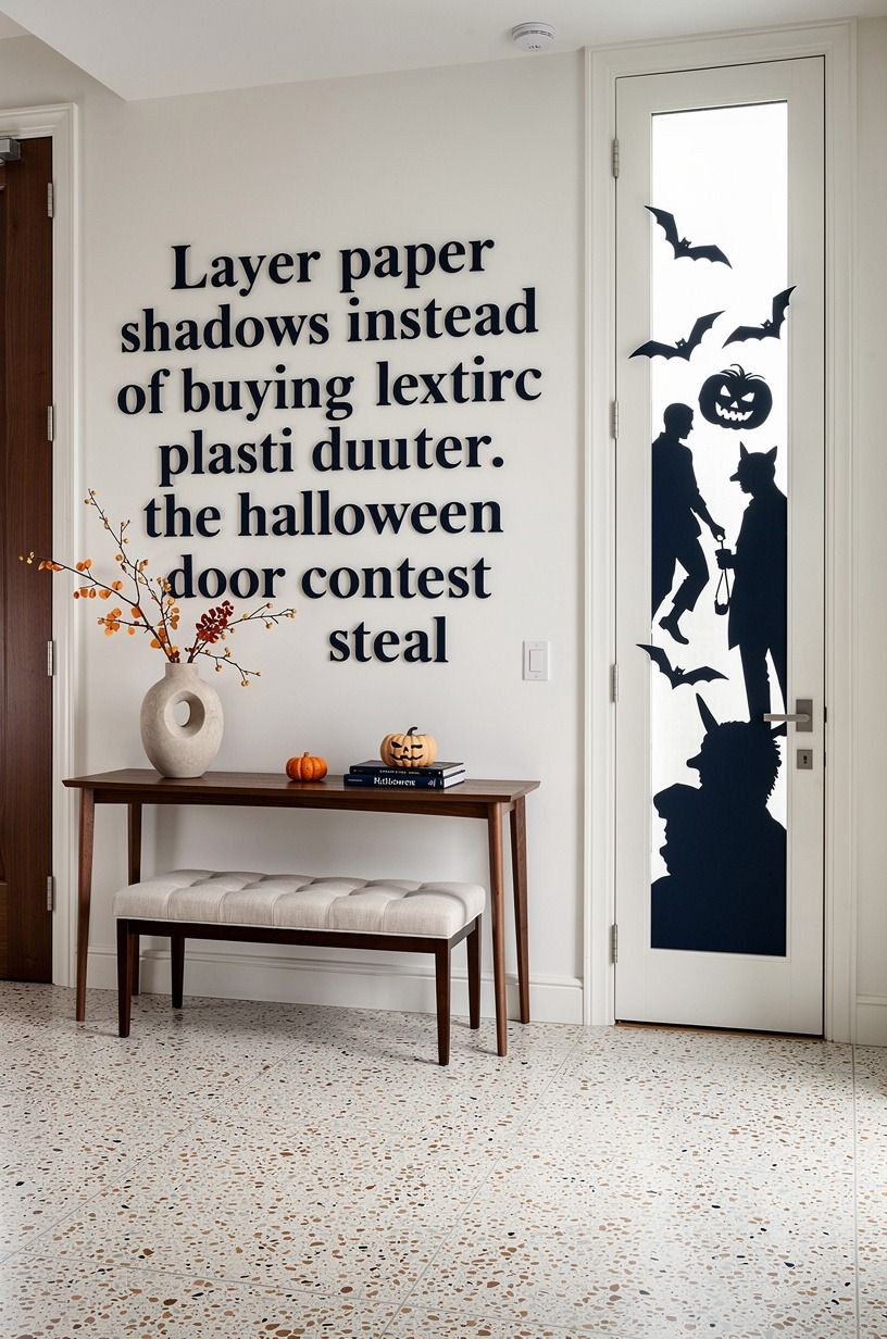 Layer paper shadows instead of buying plastic clutter