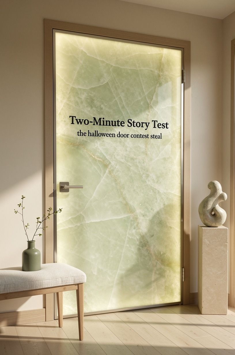 Start with the Two-Minute Story Test