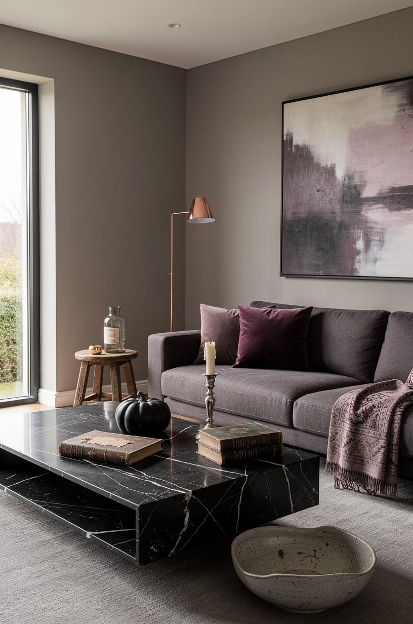 I Added Objects That Looked Like They Had a Past, plum palette