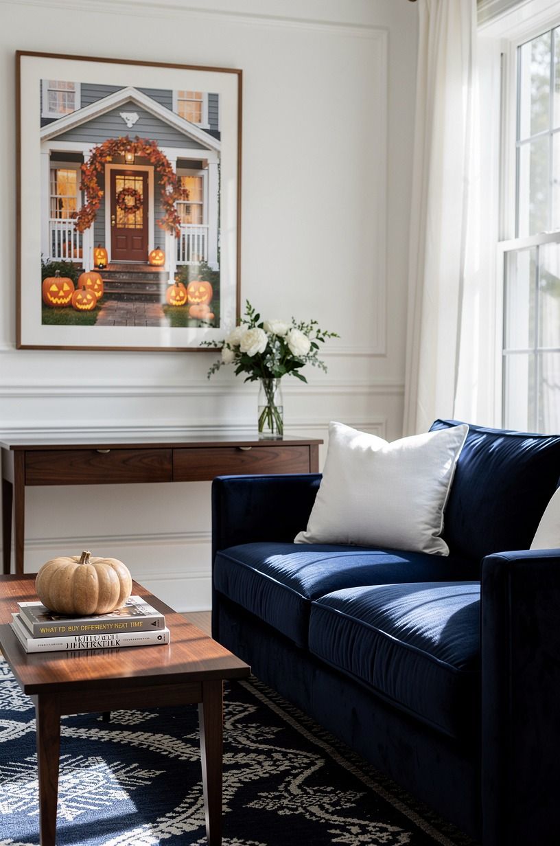 What I'd Buy Differently Next Time, navy palette