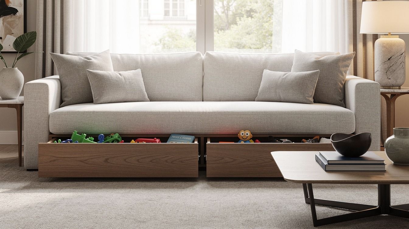 17 Hidden Toy Storage Ideas for a Living Room That Looks Grown-Up, Even With Kids
