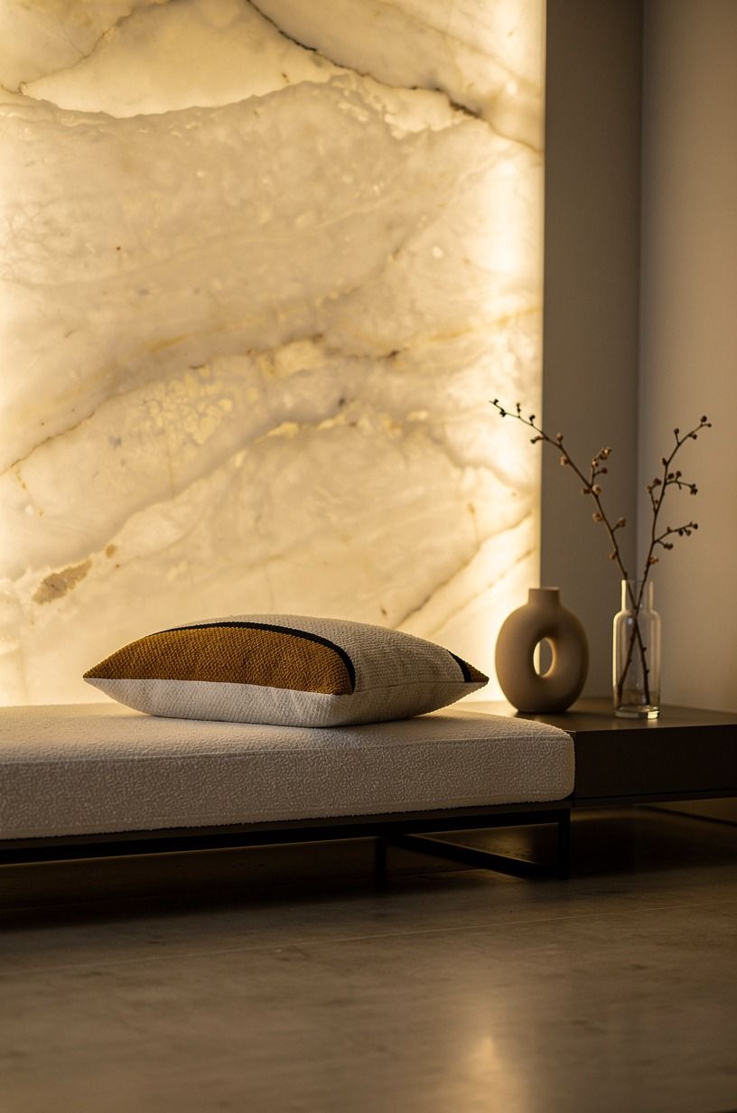 My pillow was the part I nearly ignored, warm white palette