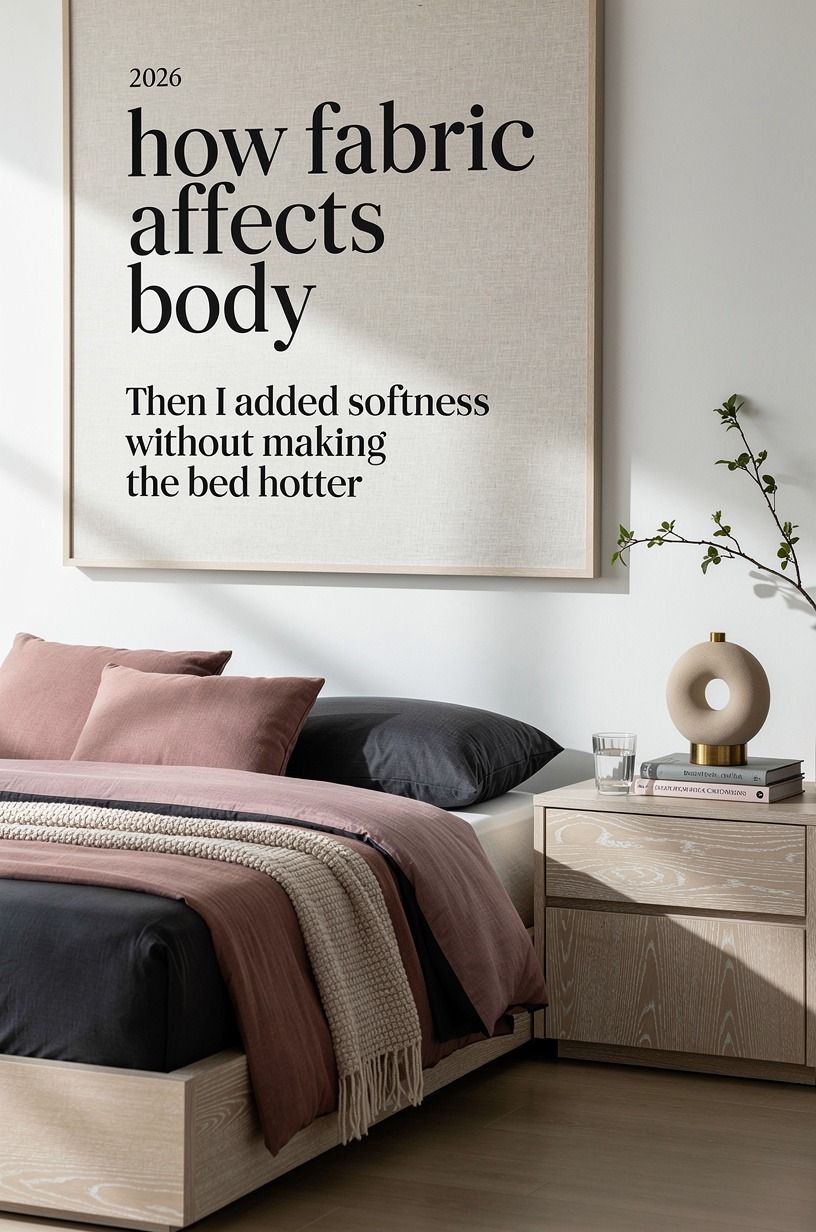 Then I added softness without making the bed hotter, dusty rose palette