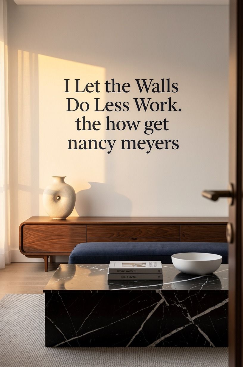 I Let the Walls Do Less Work, navy palette