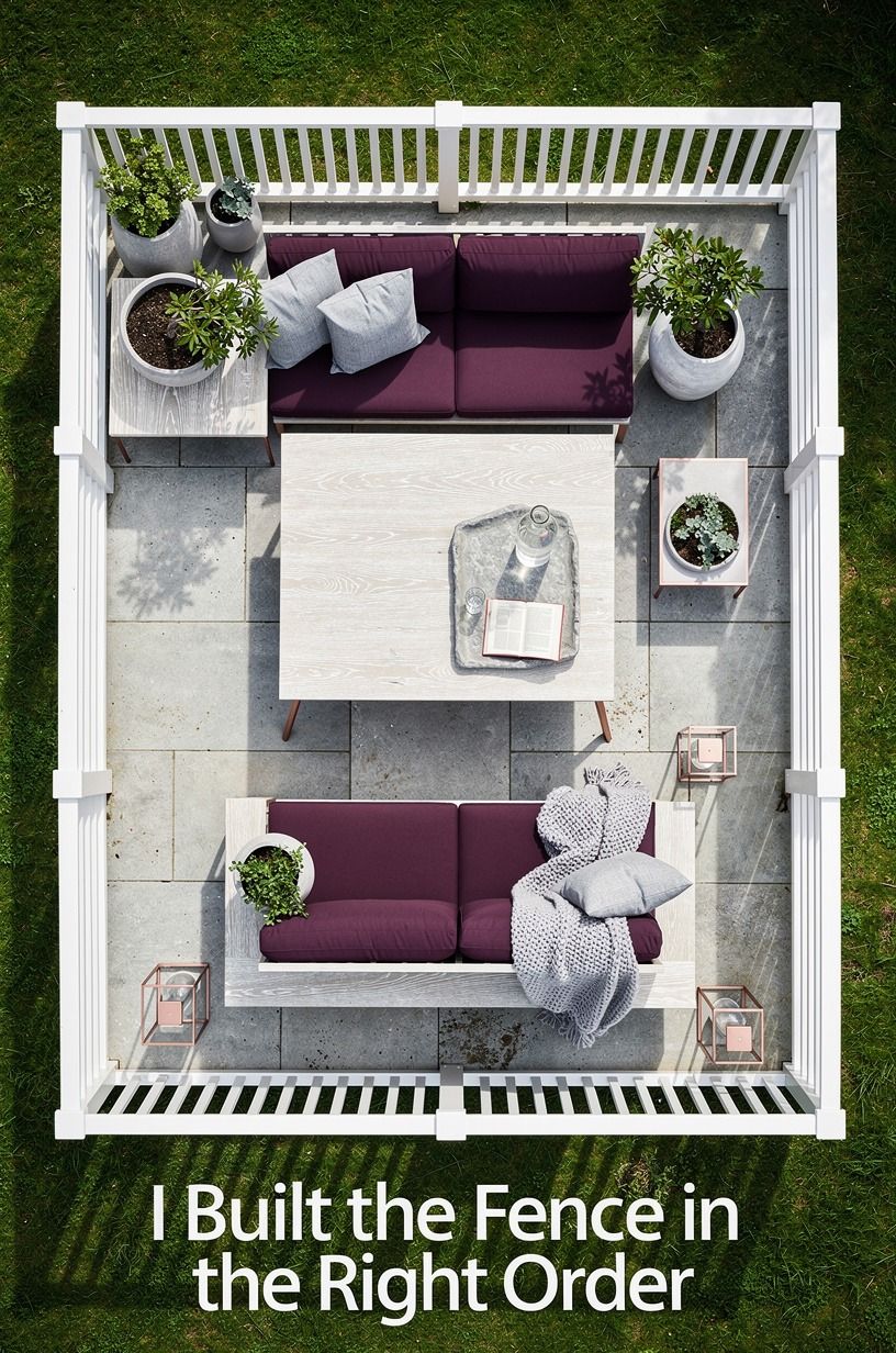 I Built the Fence in the Right Order, plum palette