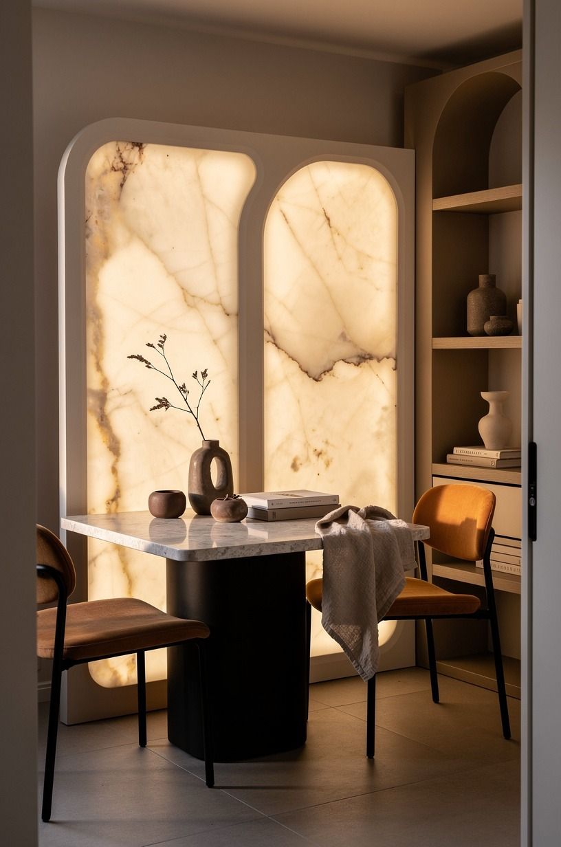 Anchor a Dining Nook With an IKEA Room Divider