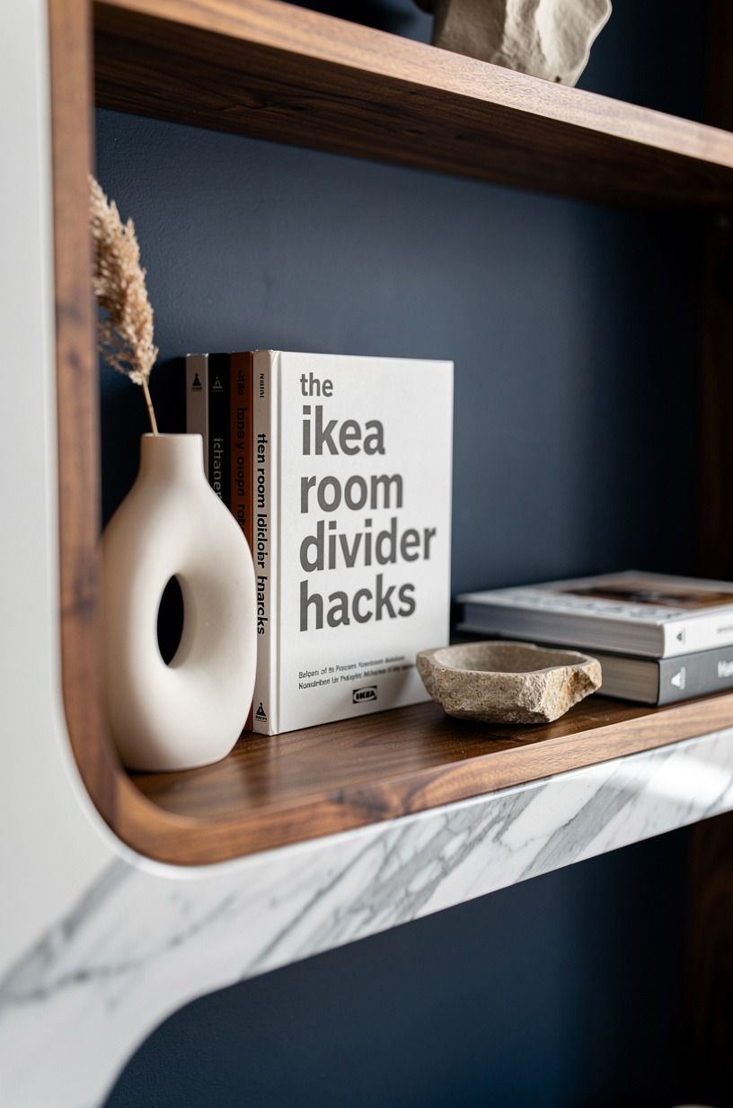 Frame an Open Shelving Over a Solid Wall