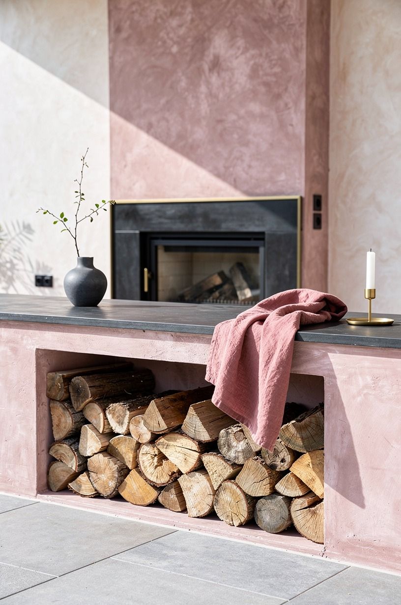 Build a Firewood Niche Under the Counter
