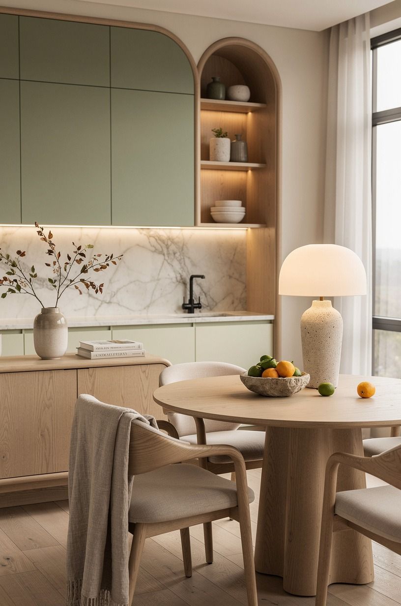 Choose white oak over matching laminate when texture matters