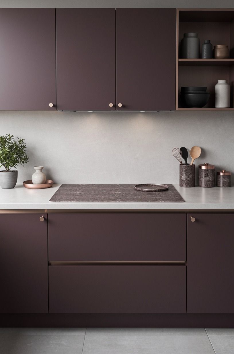 Float a removable counter mat over ugly laminate
