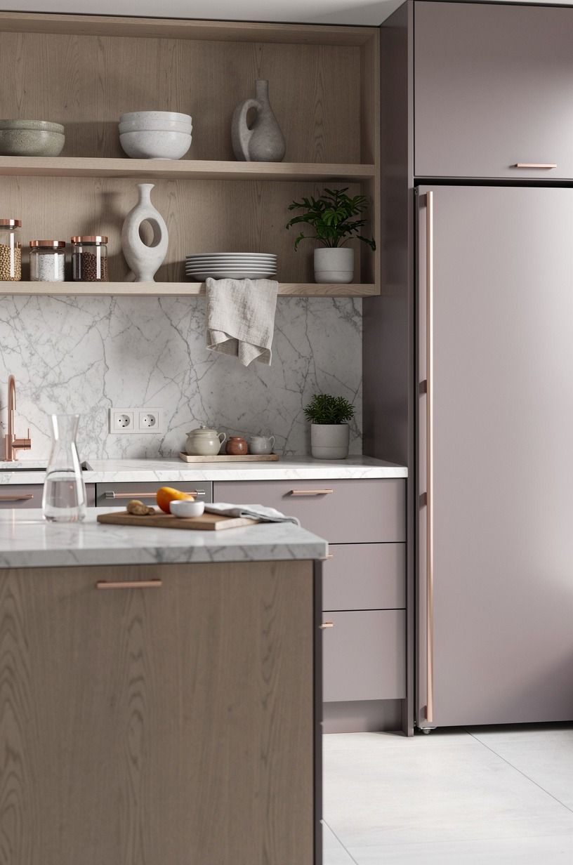 Keep the refrigerator at the triangle’s outer edge