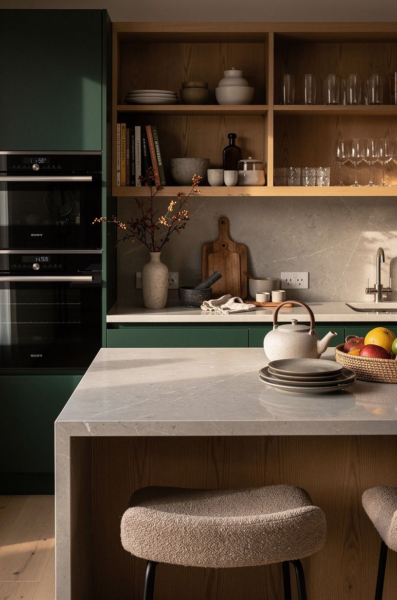 Pick quartz over showy stone when the kitchen works hard