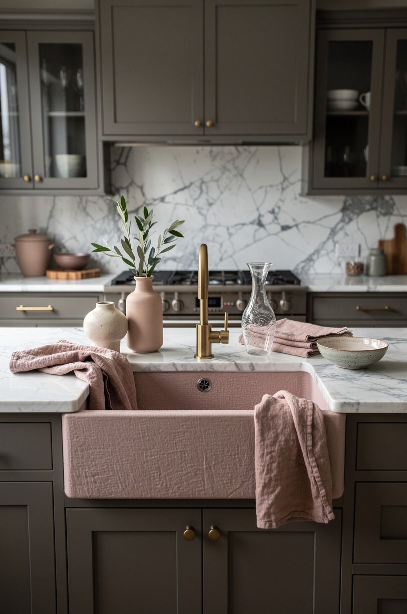 Style the Sink With a French Linen Moment