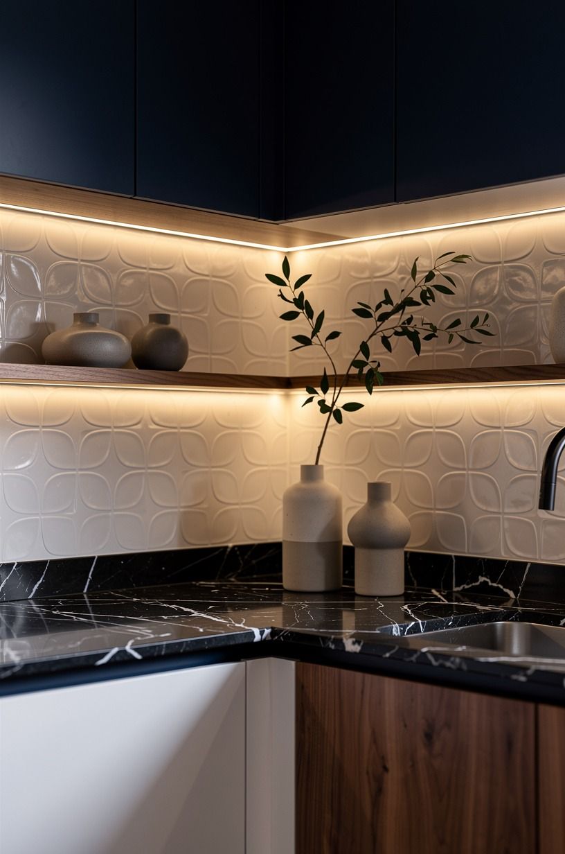 Swap a loud pattern for a quiet renter friendly tile