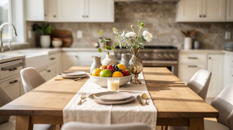 I Made a Kitchen Table Centerpiece, Simple, Pretty and Easy to Pull Together