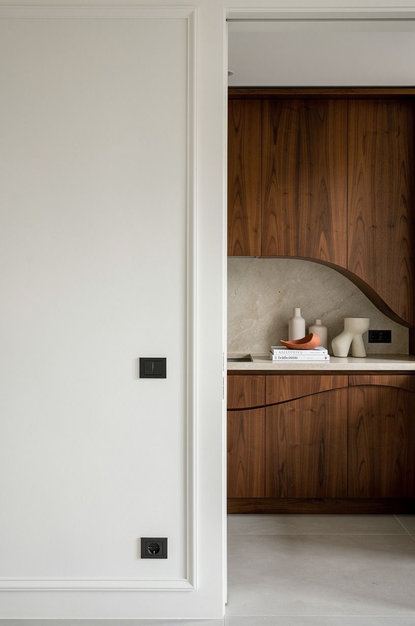 Trim around outlets with patience