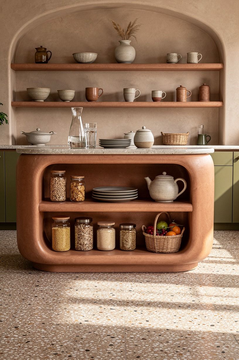 Use shelves for the Breakfast-Within-Reach Method
