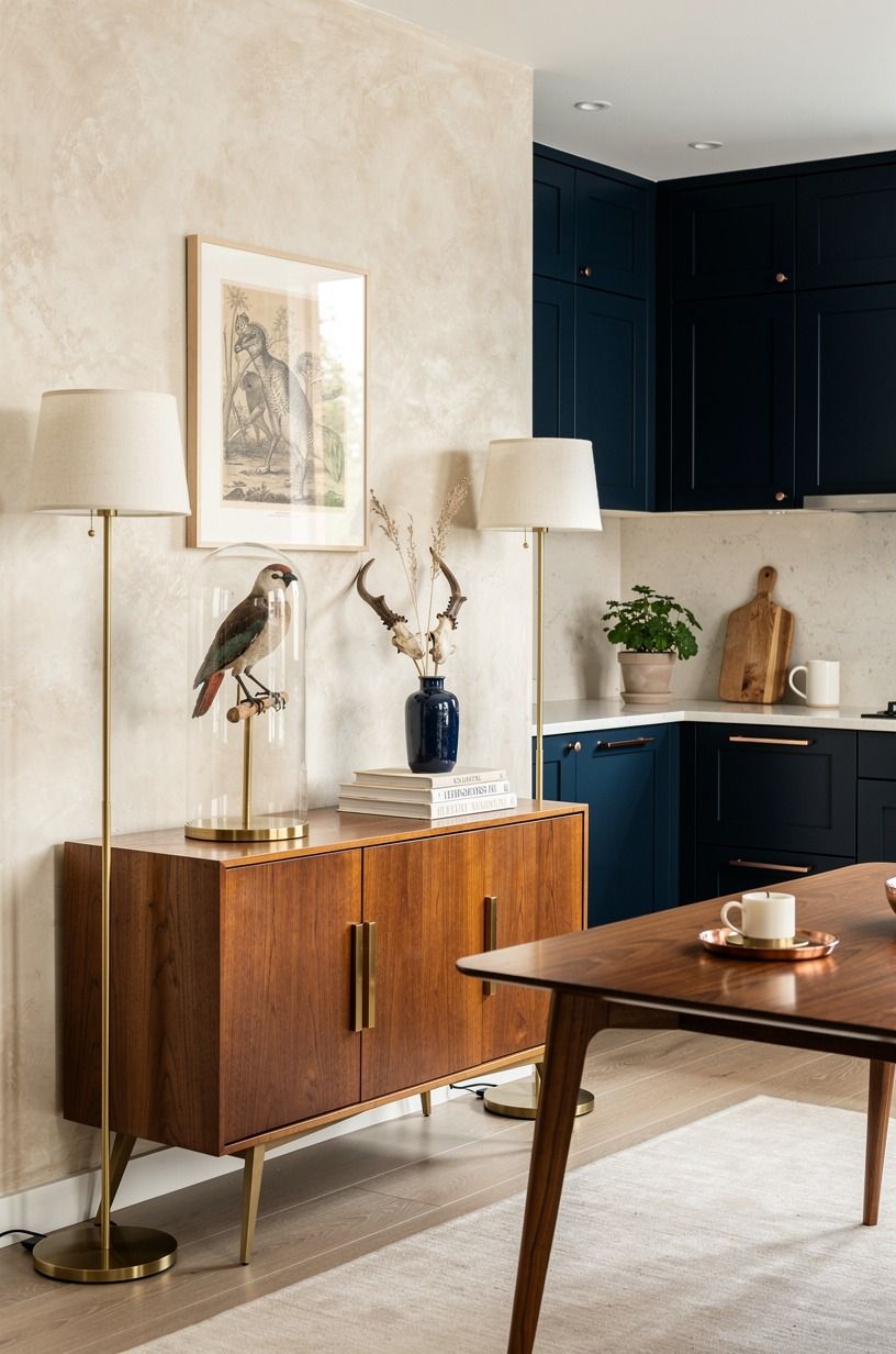 What I'd Change About This Taxidermy Aesthetic Decor, midnight blue palette