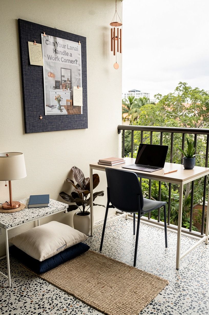 Can Your Lanai Handle a Work Corner?