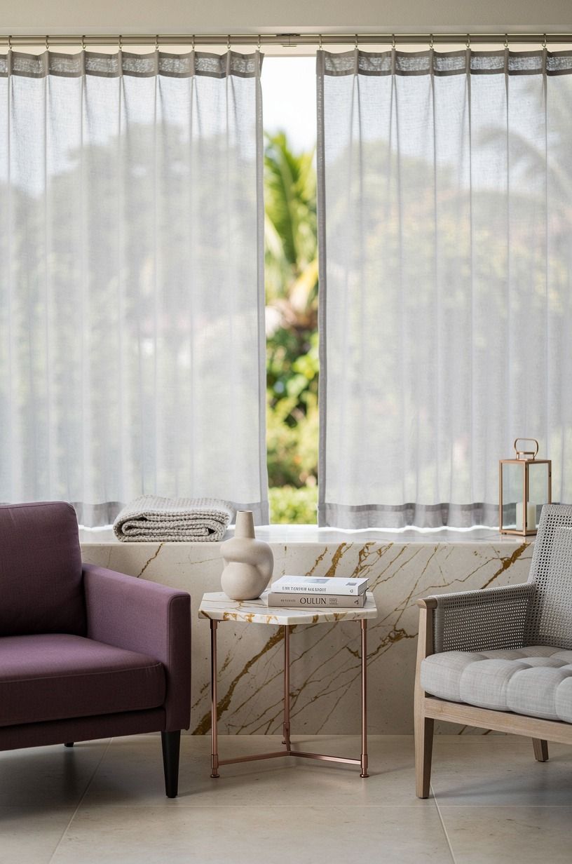 Frame the View With a Tension-Rod Screen