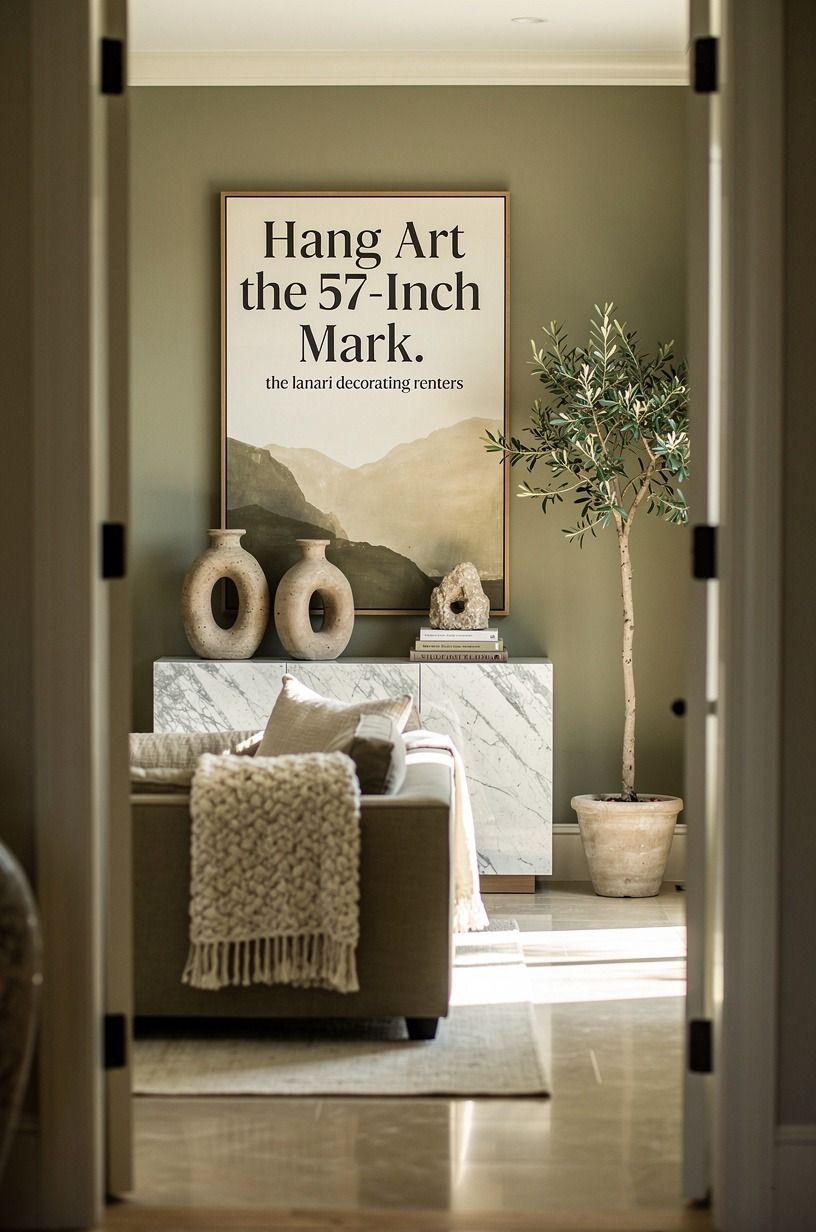Hang Art at the 57-Inch Mark