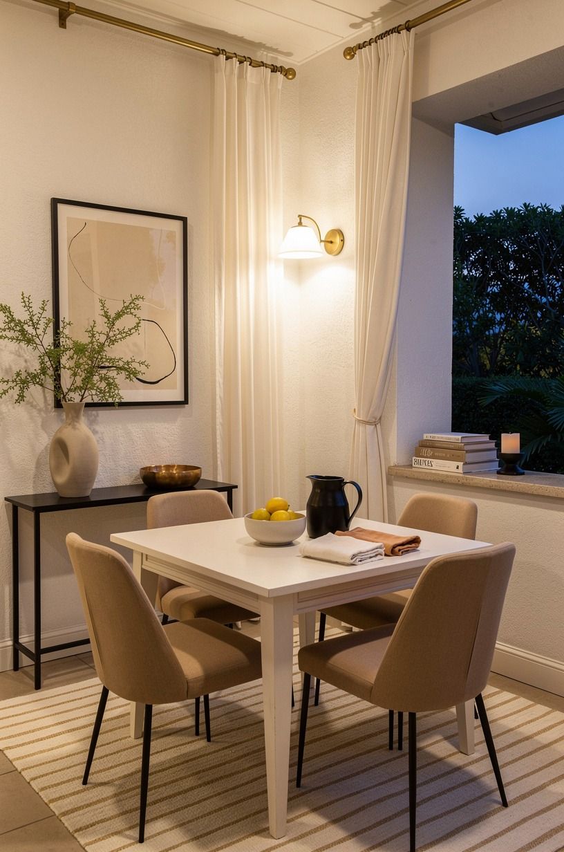 Make a Rental Dining Nook Work