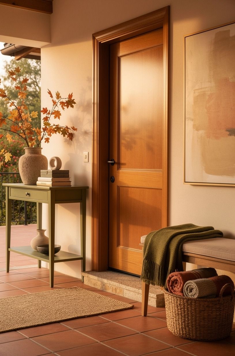 Style the Doorway With a Fall Layer
