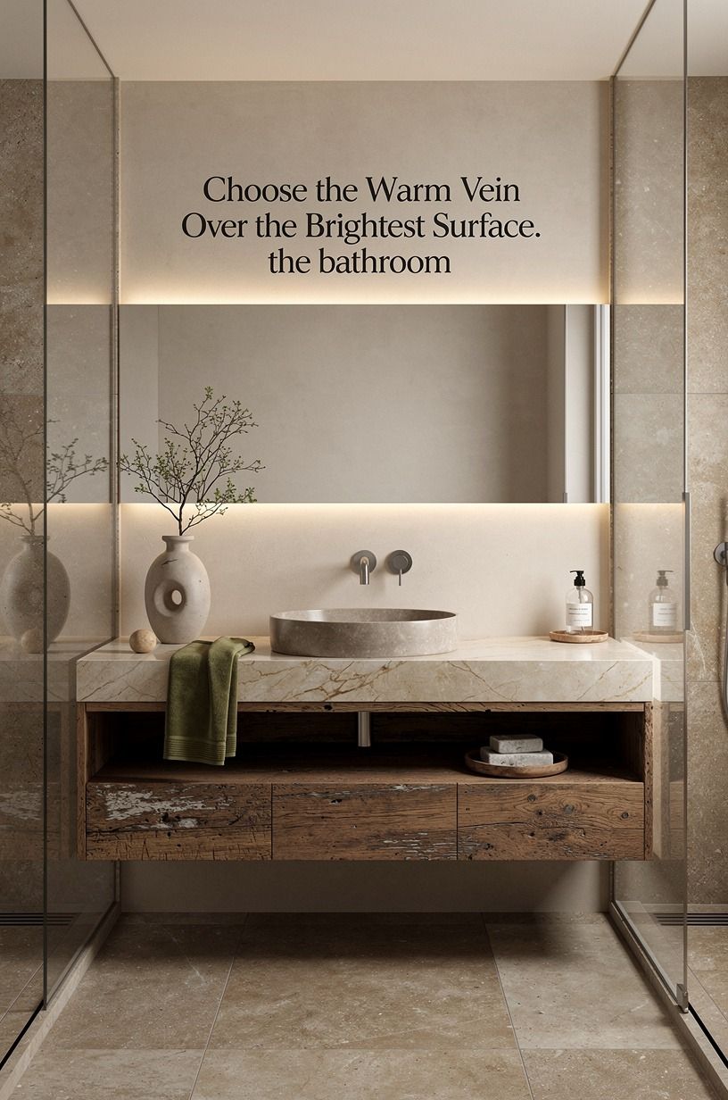 Choose the Warm Vein Over the Brightest Surface