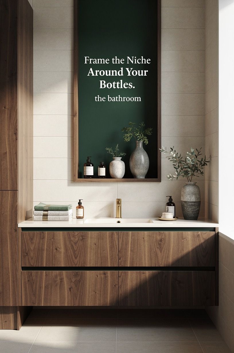 Frame the Niche Around Your Bottles