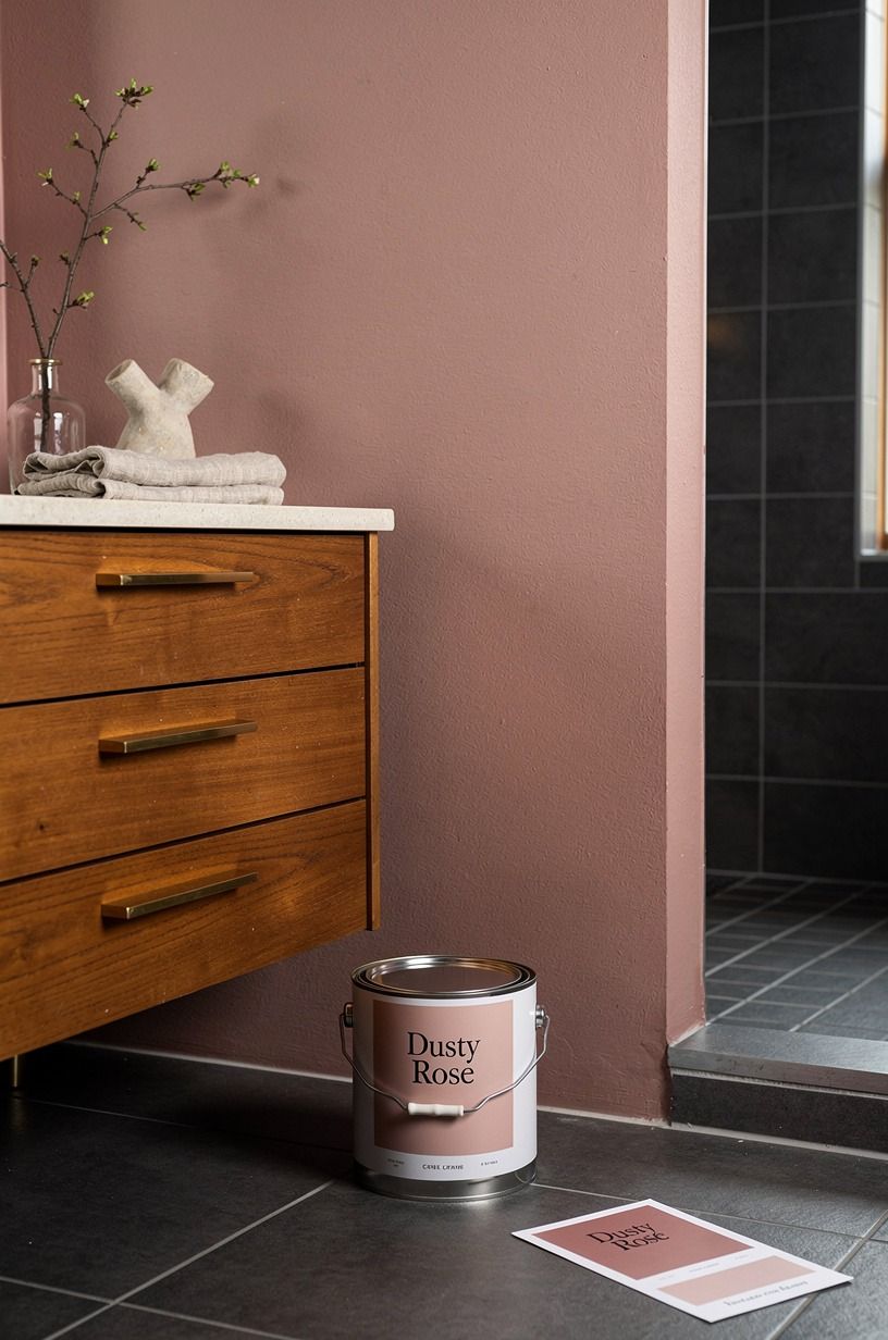 Paint Outside the Shower With Named Color