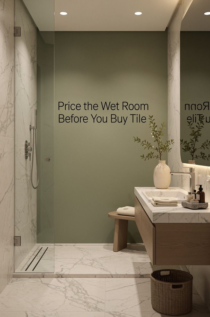 Price the Wet Room Before You Buy Tile
