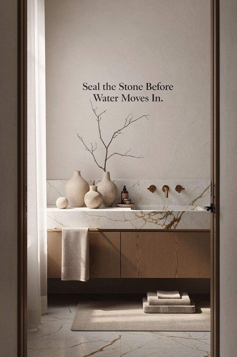 Seal the Stone Before Water Moves In