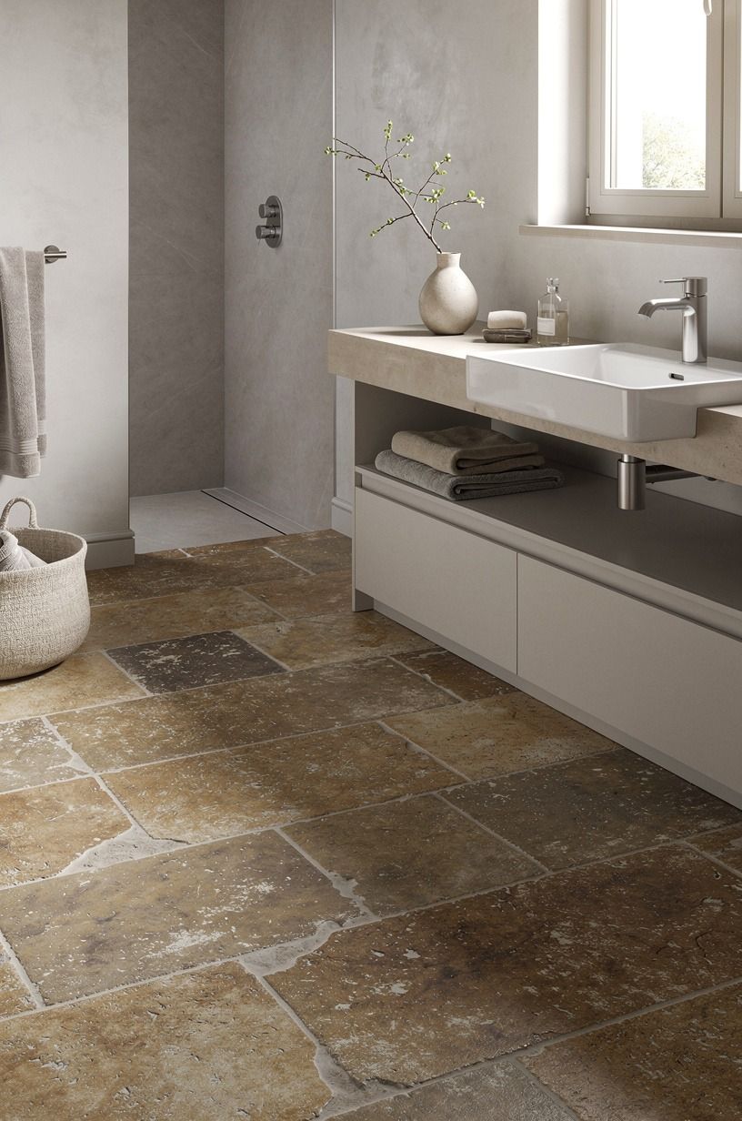 Soften the Floor With Tumbled Edges