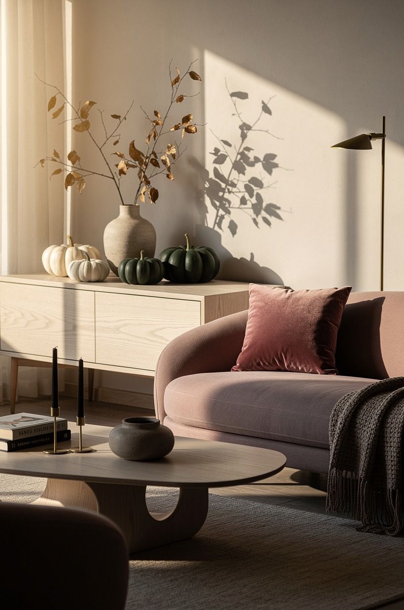 Add a moody Halloween interior with one real velvet accent
