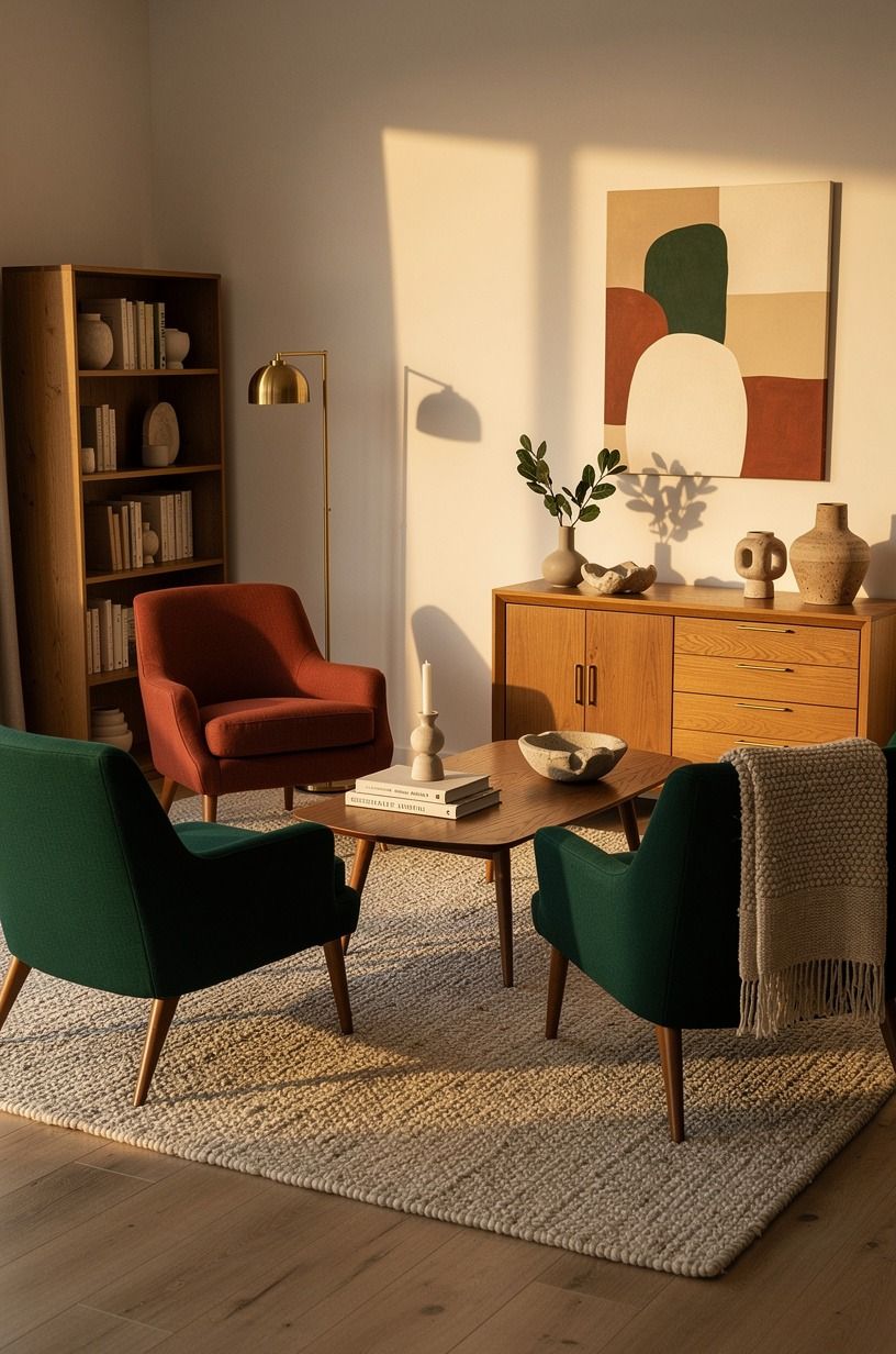 Create the Three-Zone Reset around your rug