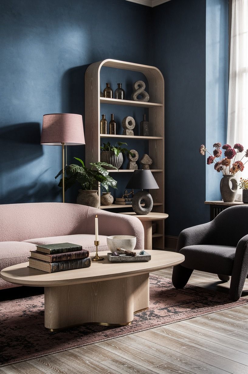 Paint the walls in Hague Blue for a haunted manor aesthetic