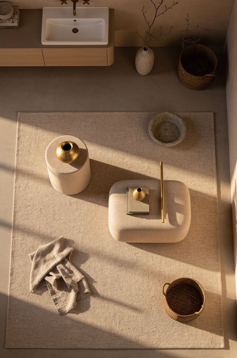Keep the Finishing Pieces Warm and Sparse, clay palette