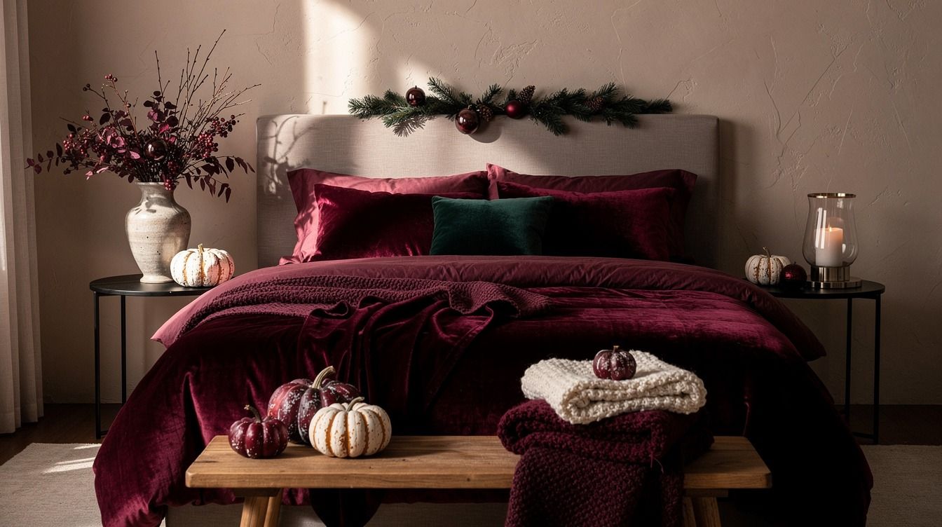 14 Moody Burgundy Halloween Decor Ideas That Last Until Christmas