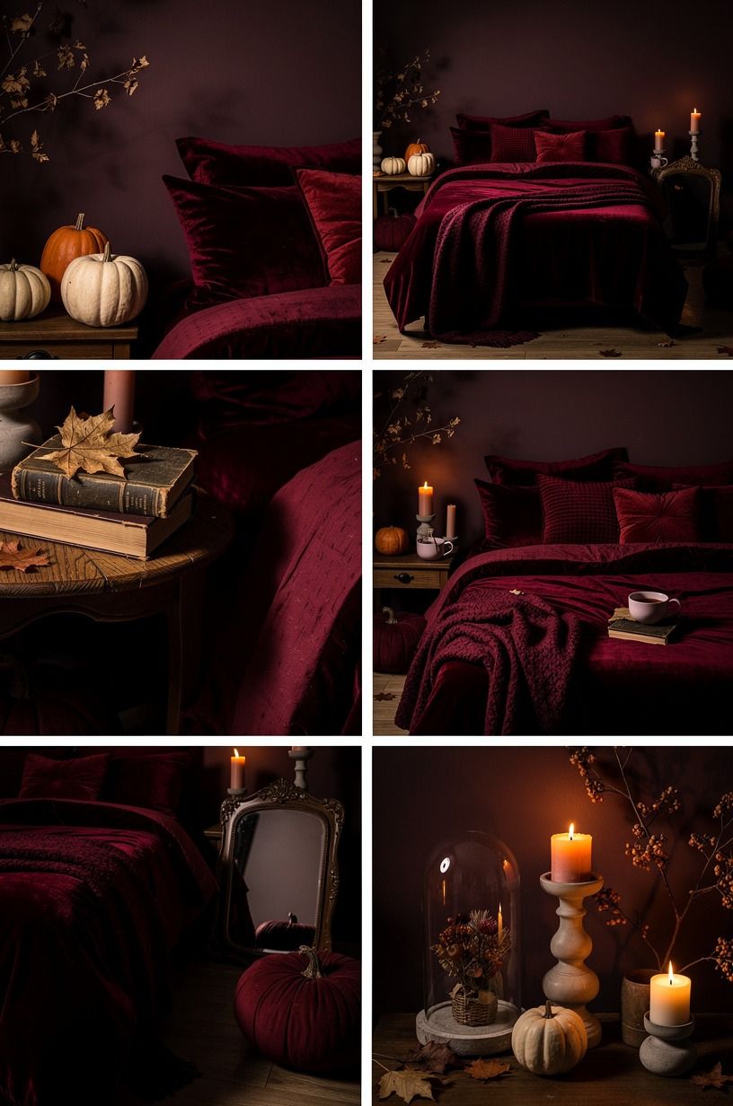 The Bedroom Had One Season Too Many, midnight blue palette